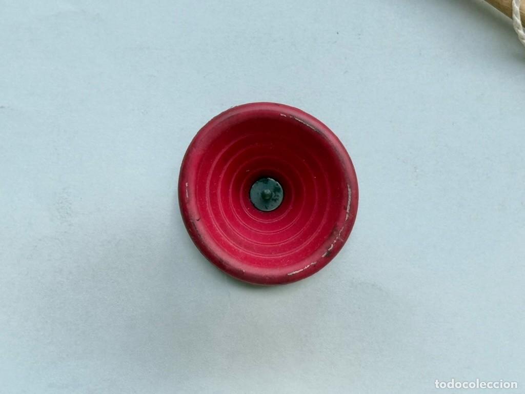 Juegos antiguos: Antiguo diabolo rojo - Foto 4