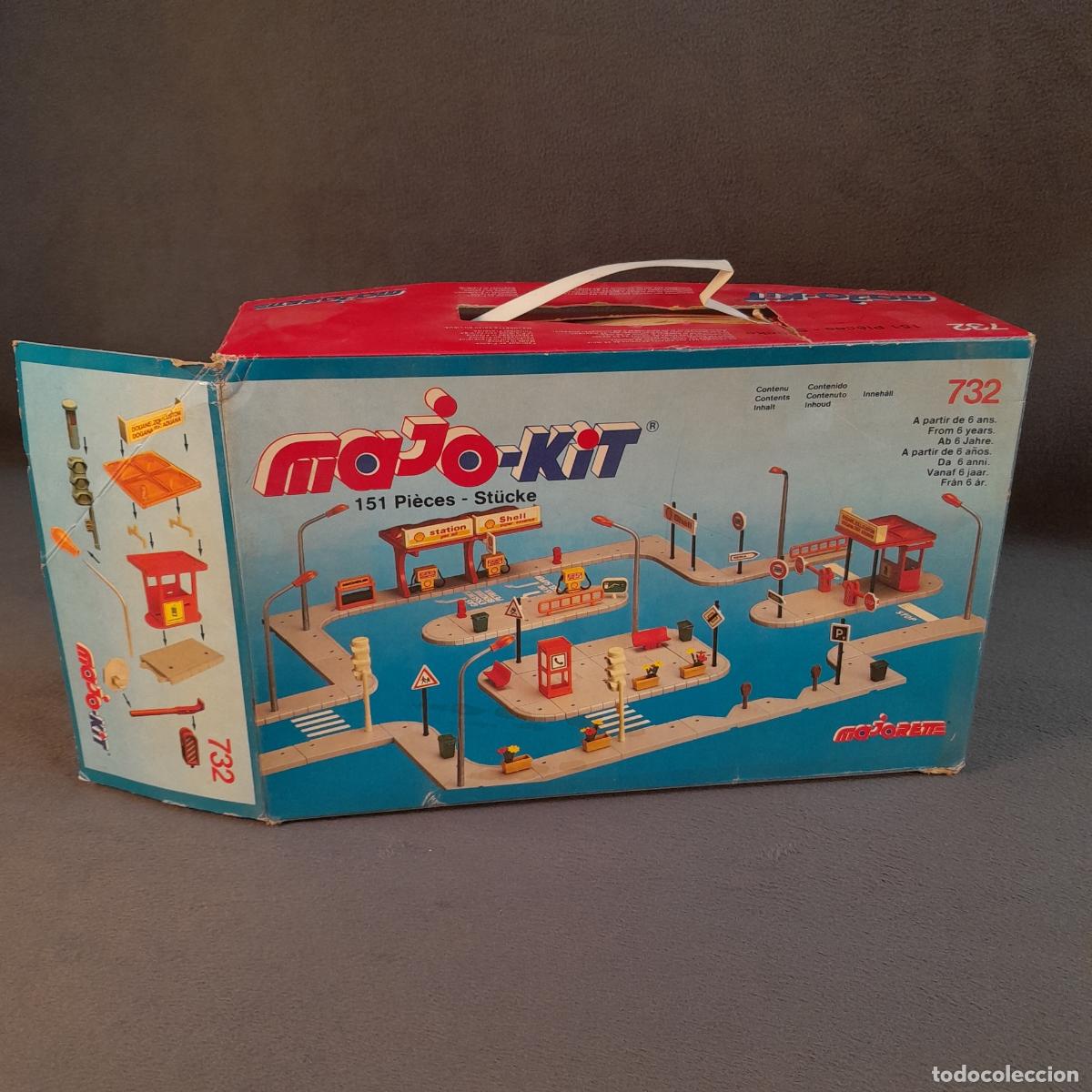 Juegos antiguos: SET DE ESTACI&Oacute;N DE SERVICIO MAJO-KIT REF. 732. MAJORETTE. A&Ntilde;OS 80