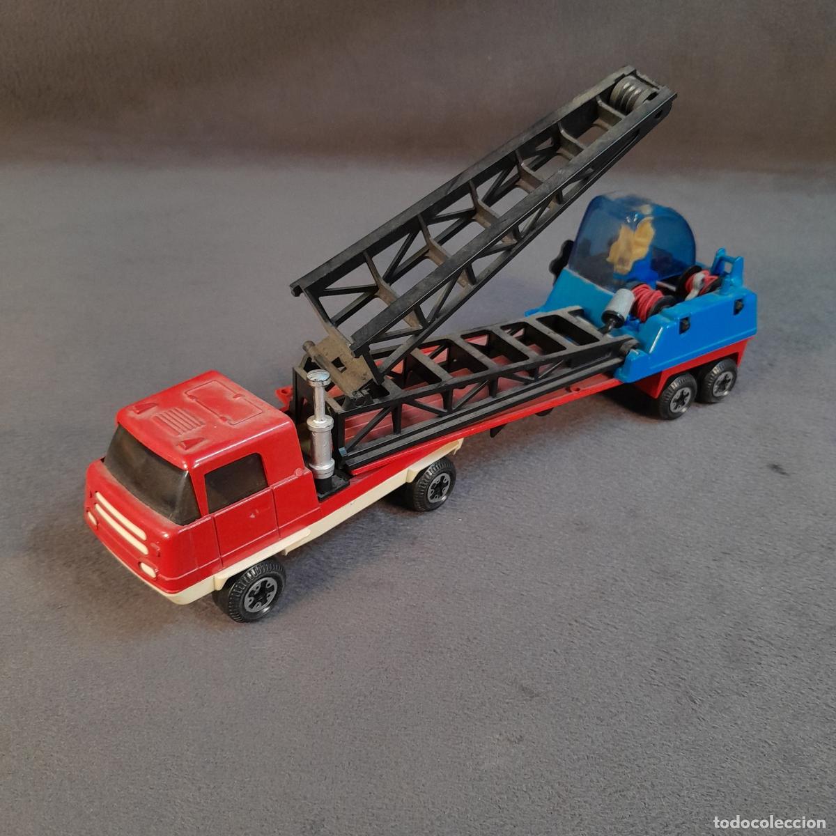 Juegos antiguos: CH-356. CAMI&Oacute;N DE BOMBEROS CON ESCALERA TELESC&Oacute;PICA. LONE STARR. A&Ntilde;OS 70