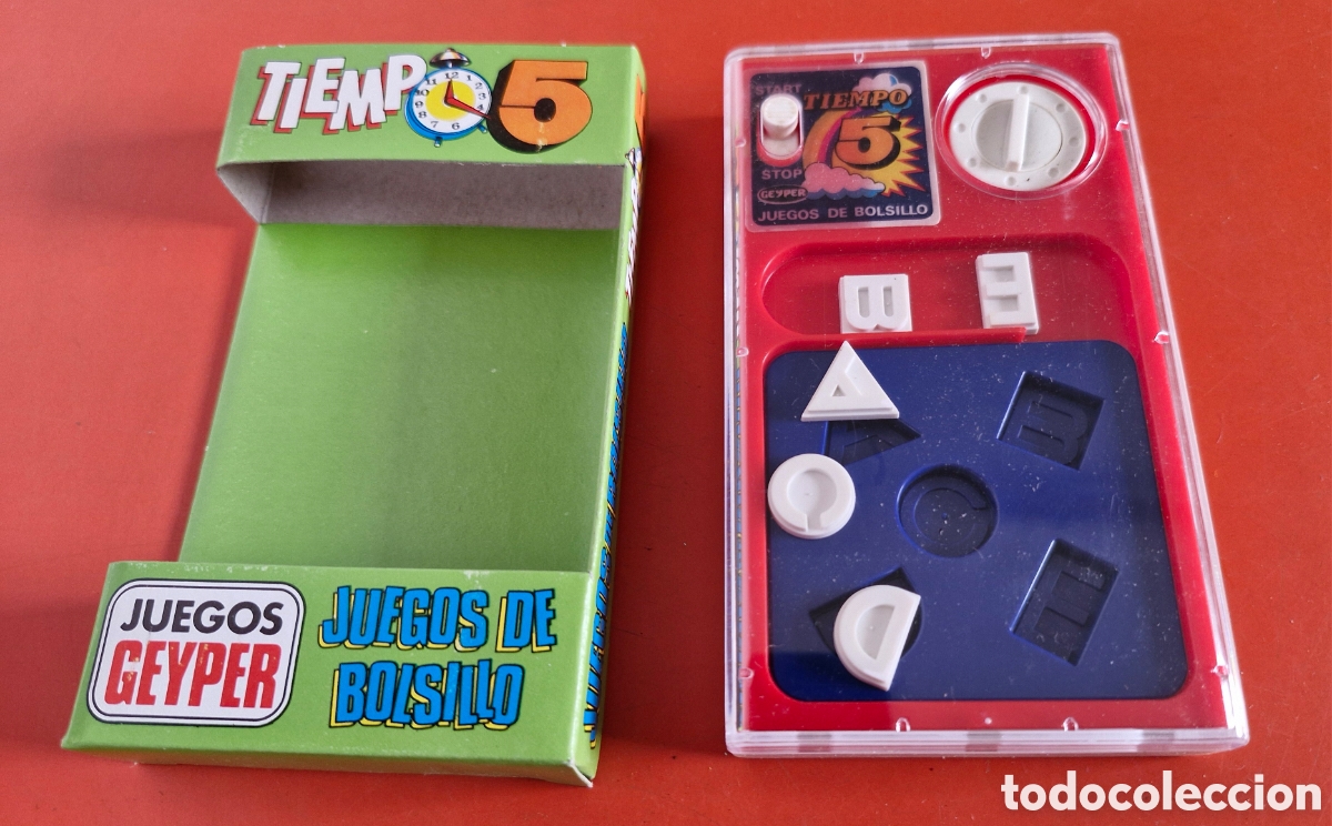 Juegos antiguos: TIEMPO 5 JUEGO DE BOLSILLO A CUERDA RESORTE.GEYPER 70'S.NUEVO.
