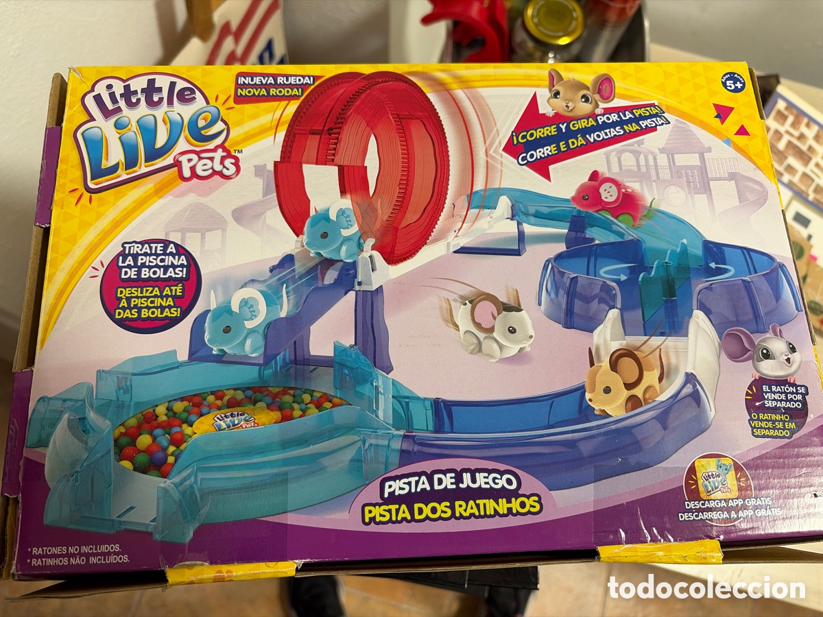 Juegos antiguos: Juguete little live pets pista de juego