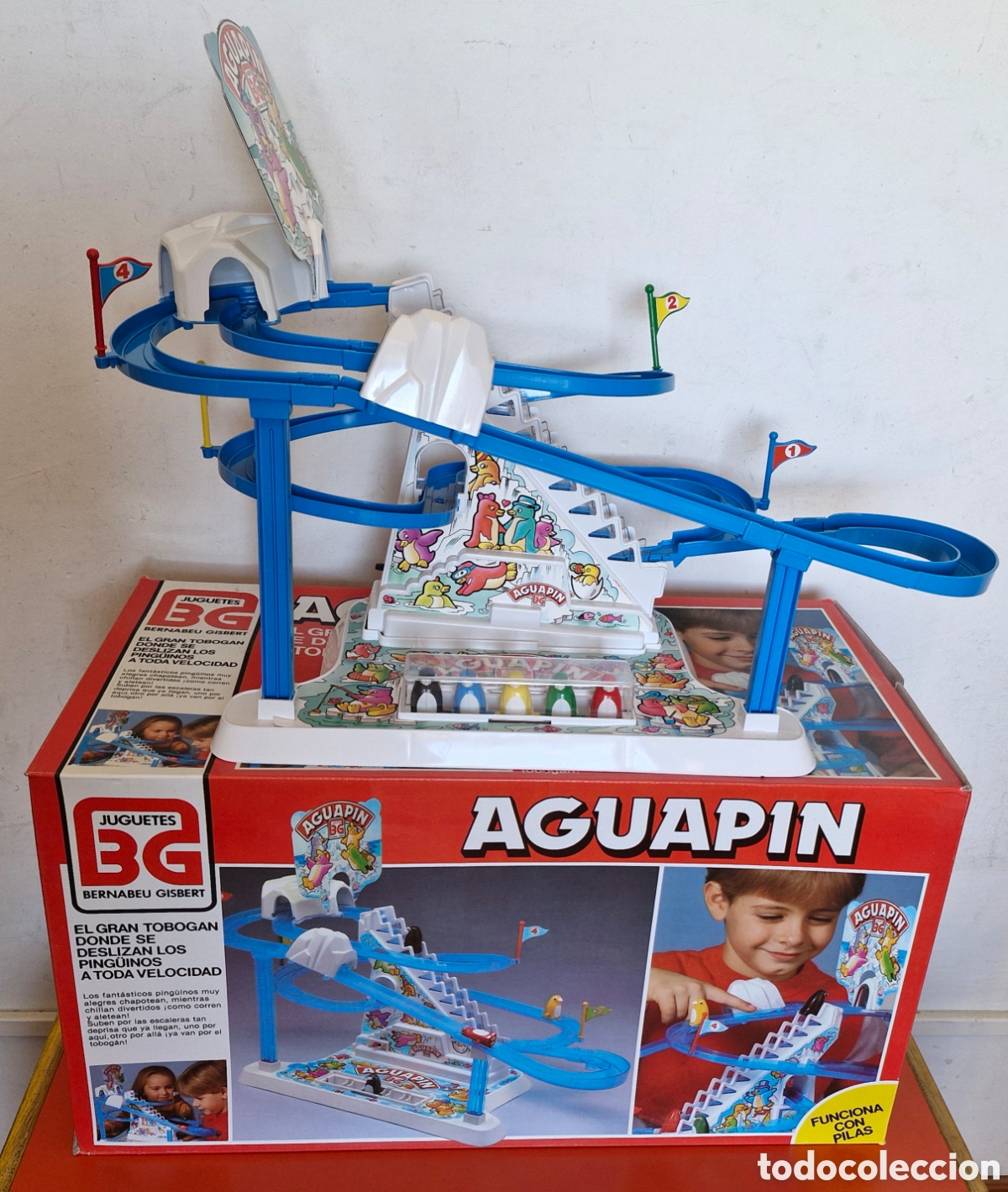 Juegos antiguos: AGUAPIN A PILAS.BG - BERNABEU GISBERT 80'S.NUEVO EN CAJA.NO FUNCIONA.