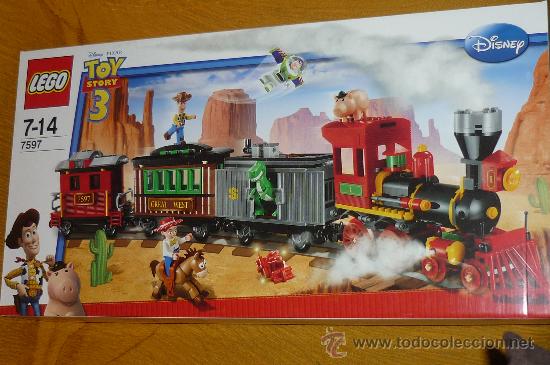 tren toy story lego