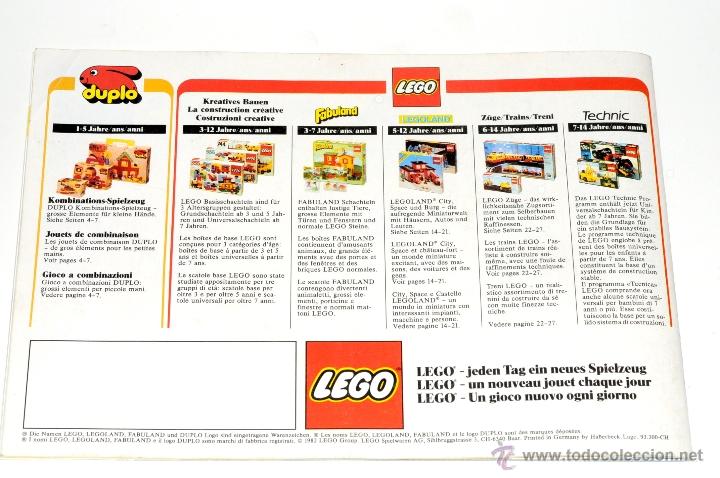 Juegos construcci&oacute;n - LEGO: CATALOGO LEGO A&Ntilde;O 1982 - Foto 3