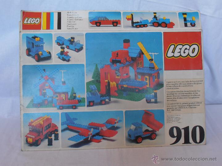 LEGO REFERENCIA 910 CAJA VACIA SIN PIEZAS (Juguetes - Construcción - Lego)