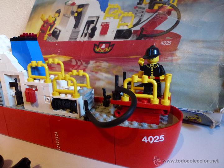 barco bomberos lego