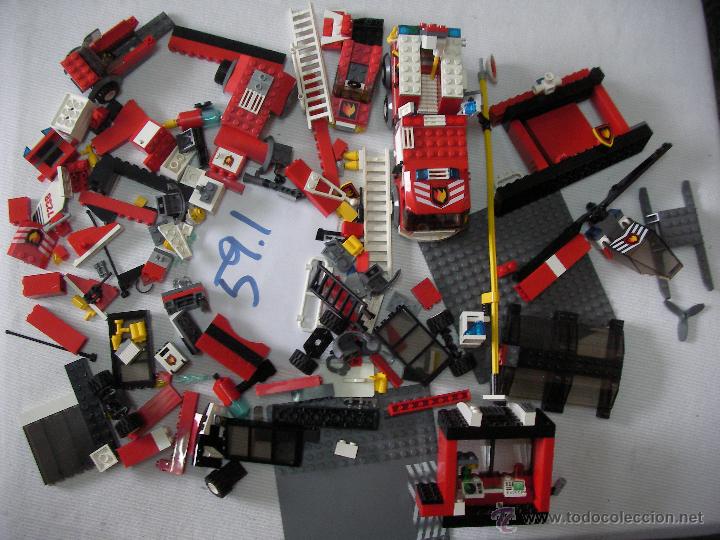 Juegos construcci&oacute;n - LEGO: GRAN LOTE LEGO - BOMBEROS - Foto 1