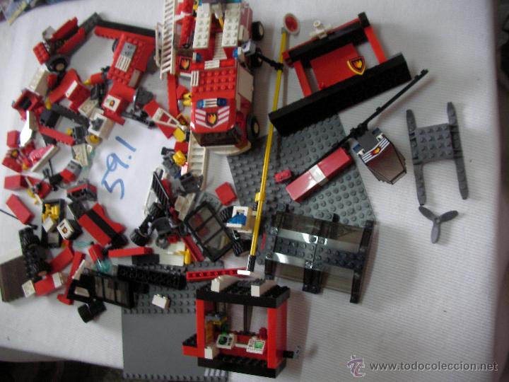 Juegos construcci&oacute;n - LEGO: GRAN LOTE LEGO - BOMBEROS - Foto 4
