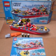Juegos construcción - Lego: LEGO 7906 BARCO BOMBEROS. Lote 58281184