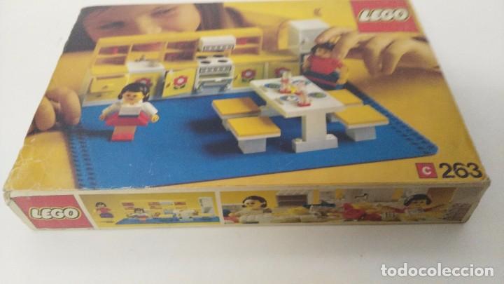 Juegos construcci&oacute;n - LEGO: antigua caja de lego ref 263 - Foto 2