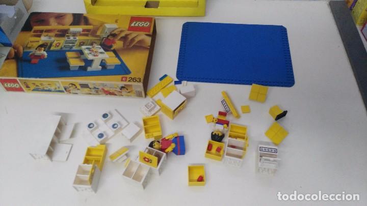 Juegos construcci&oacute;n - LEGO: antigua caja de lego ref 263 - Foto 5