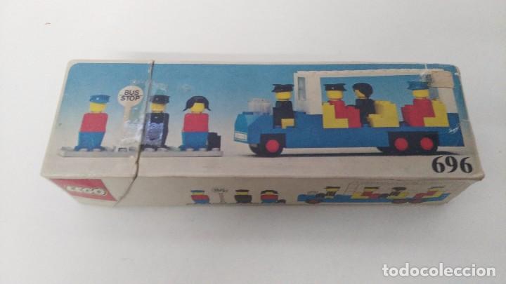 Juegos construcci&oacute;n - LEGO: antigua caja de lego ref 696 - Foto 3