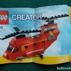 Juegos construcción - Lego: INSTRUCCIONES DE MONTAJE LEGO CREATOR 31003. Lote 105967743