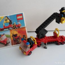 Juegos construcción - Lego: CAMION DE BOMBEROS CON EQUIPO - LEGOLAND 6690 - 1980 - CON INSTRUCCIONES - RARO. Lote 111924891