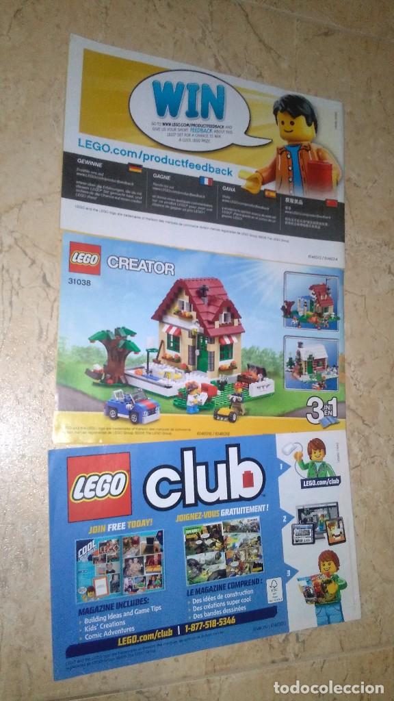 Juegos construcci&oacute;n - LEGO: 3 manuales leg&oacute; creator 31044 - Foto 2