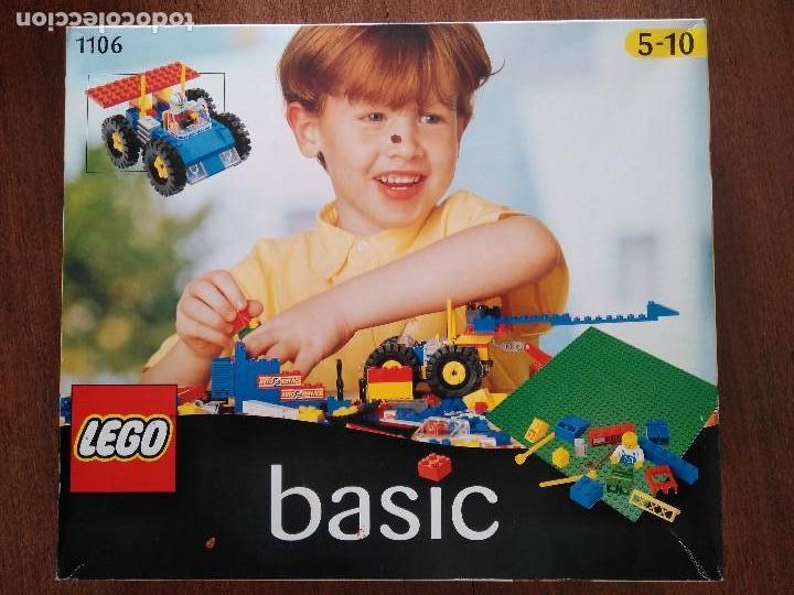 Juegos construcci&oacute;n - LEGO: JUEGO LEGO BASIC 1106 A&Ntilde;OS 90 COMPLETO - Foto 9