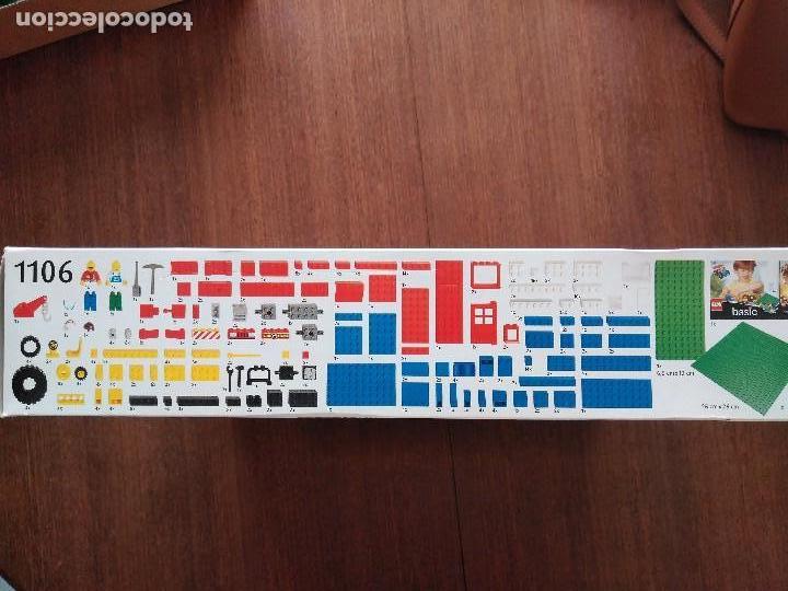 Juegos construcci&oacute;n - LEGO: JUEGO LEGO BASIC 1106 A&Ntilde;OS 90 COMPLETO - Foto 10