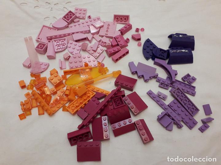 07-00546 pack piezas lego rosa-naranja-violeta - Compra venta en