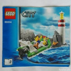 Juegos construcción - Lego: LEGO CITY 60014 MANUAL INSTRUCCIONES. Lote 171306469