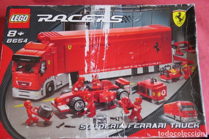 lego racers 8654 scuderia ferrari truck