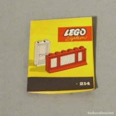 Juegos construcción - Lego: RARO. PLANO DE CONSTRUCCIÓN DE LEGO. 1958 – 1959. Lote 177820149
