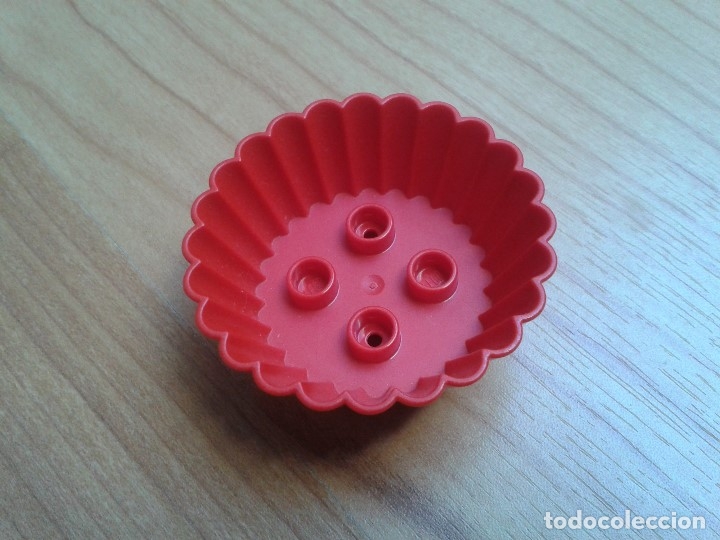 Juegos construcci&oacute;n - LEGO: Lego Duplo -- pieza complemento -- Circular -- Rojo - Foto 1