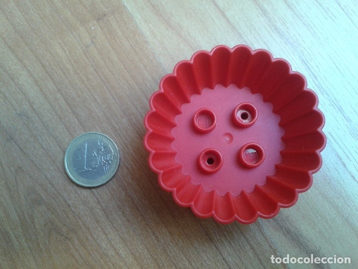 Juegos construcci&oacute;n - LEGO: Lego Duplo -- pieza complemento -- Circular -- Rojo - Foto 3