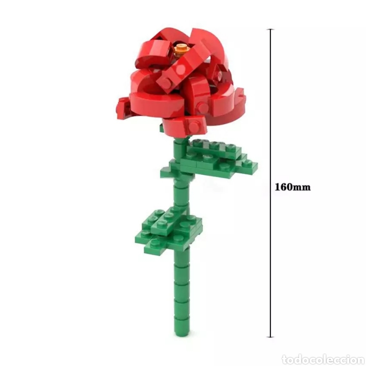 rosa personalizada con piezas de bloque compati - Buy Lego toys