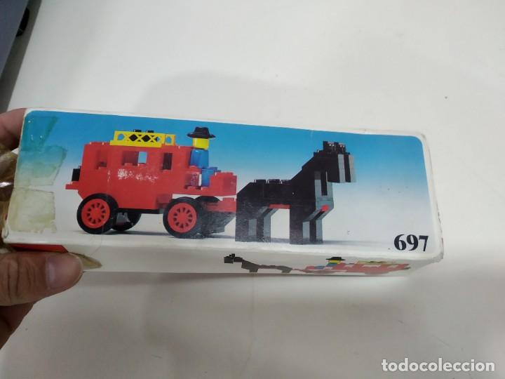 Juegos construcci&oacute;n - LEGO: ANTIGUA CAJA DE LEGO REF 697 - Foto 3