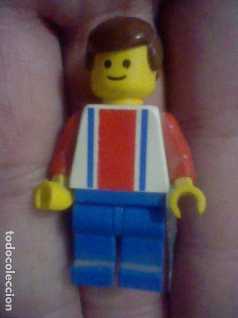 Spielzeug zum Bauen - LEGO: LEGO JUGADOR FUTBOLISTA ROJO BLANCO FUTBOL VINTAGE 4 CMS ALTO APROX N&ordm; 7