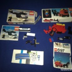 Juegos construcción - Lego: LOTE LEGO AÑOS 70 80 CAJA VIAS SYSTEM OESTE 697 LEGO 645 LEGOLAND. Lote 199287316