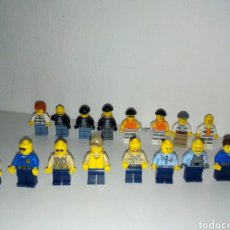 Juegos construcción - Lego: LOTE MUÑECOS LEGO POLICIA PRESOS I LADRONES... RF4. Lote 199339870