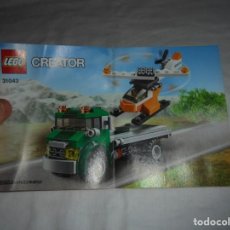 Juegos construcción - Lego: LIBRO DE INSTRUCCIONES LEGO CREATOR 31043