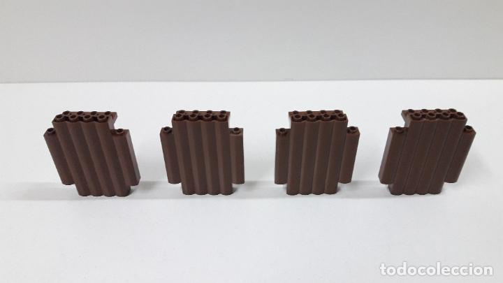 Juegos construcci&oacute;n - LEGO: OCHO PIEZAS MARRONES ORIGINALES DE LEGO - Foto 2