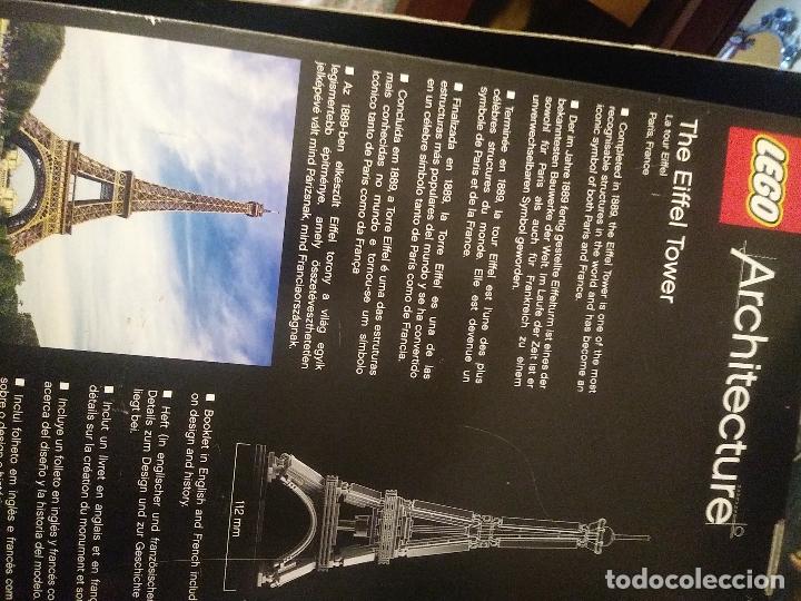 Juegos construcci&oacute;n - LEGO: LEGO ARCHITECTURE 21019 la Torre Eiffel - Foto 6