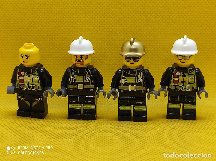 Juegos construcci&oacute;n - LEGO: Lego lote de 4 bomberos - Foto 1