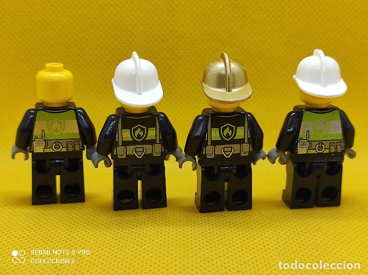 Juegos construcci&oacute;n - LEGO: Lego lote de 4 bomberos - Foto 2
