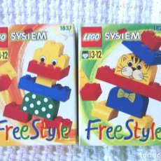 Juegos construcción - Lego: LEGO SYSTEM FREE STYLE REF 1836 Y 1837 LOTE 2 CAJAS, NUEVOS A ESTRENAR AÑO 95