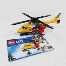 Juegos construcción - Lego: HELICÓPTERO DEL SET LEGO 60179 COMPLETO CON INSTRUCCIONES Y SIN FIGURAS. Lote 262523845