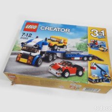 Juegos construcción - Lego: SET LEGO 31033 CAMIÓN CAR TRANSPORTER CON INSTRUCCIONES. Lote 262526160