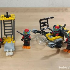 Jogos construção - Lego: LOTE LEGO SUBMARINISMO - 4 MINIFIGURAS + ACCESORIOS (C4). Lote 272184318