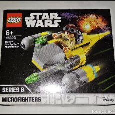 Juegos construcción - Lego: LEGO STAR WARS 75223 NABOO STARFIGHTER, MICROFIGHTERS - SERIES 6 - NUEVO Y PRECINTADO. Lote 280918273