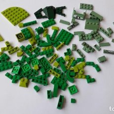 Giochi costruzione - Lego: PIEZAS LEGO COLOR VERDE 79 GRAMOS. Lote 284304268