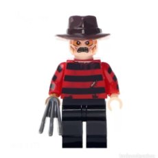 Juegos construcción - Lego: FREDDY KRUEGER MINI FIGURA COMPATIBLE CON LEGO TERROR LEGO. Lote 366722101
