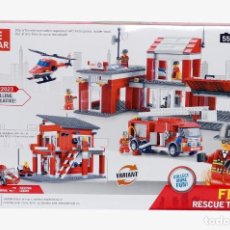 Juegos construcción - Lego: FIRE RESCUE TEAM GIE STAR VERSIÓN DOBLE (JUEGO DE CONSTRUCCIÓN COMPATIBLE CON LEGO)
