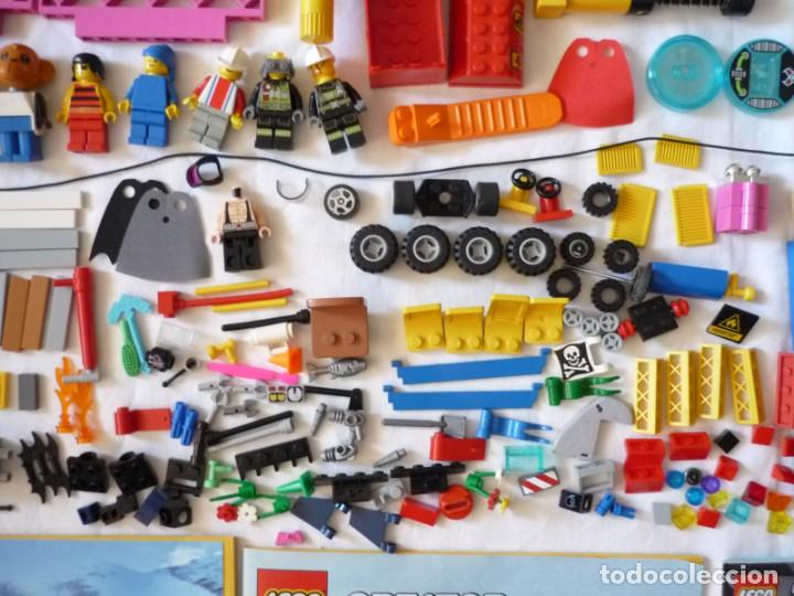 Juegos construcci&oacute;n - LEGO: Conjunto de piezas constructivas de Lego + figuras + manuales - Foto 10