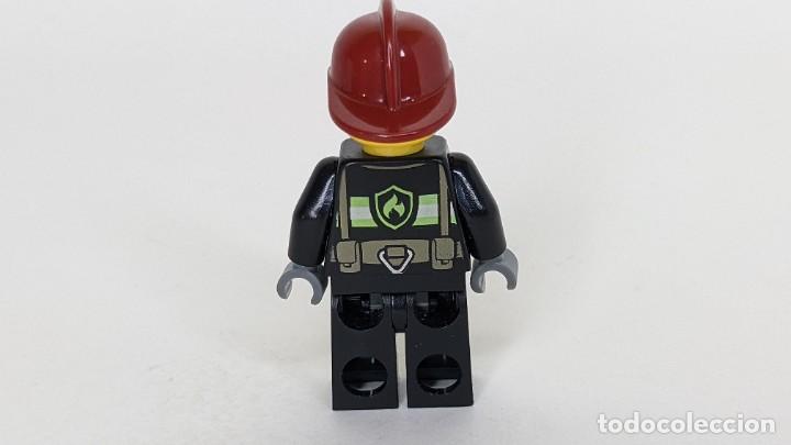 Juegos construcción - Lego: Firefighter Red Helmet 60002 60003 60061 60010 – Lego City Lego Minifigure – CTY0343 - Foto 3 - 312376308