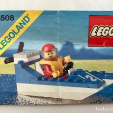 Juegos construcción - Lego: LEGO INSTRUCCIONES DEL SET 6508: WAVE RACER (1990). VINTAGE LEGOLAND SYSTEM TOWN. LANCHA