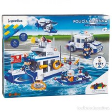 Juegos construcción - Lego: JUGUETTOS ”POLICÍA MARÍTIMA”. (JUEGO DE CONSTRUCCIÓN COMPATIBLE CON LEGO)