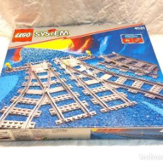 Juegos construcción - Lego: DESVIO CAMBIO DE VIAS LEGO 4531 FERROCARRIL TREN WORLD CITY COMPLETO. Lote 341611133